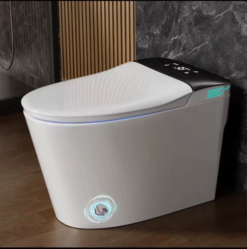 Elongated smart toilet with - toilet,